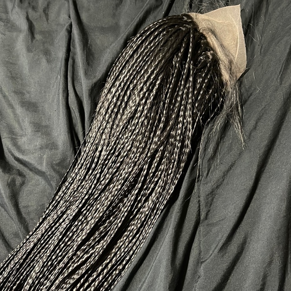 13x4 braided lace wig. Brand new